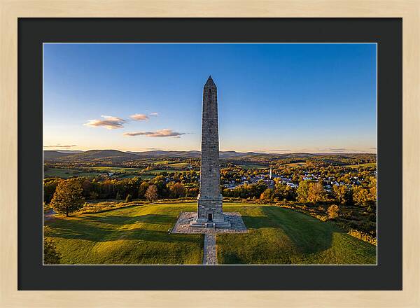 Bennington Battle Monument At Dusk