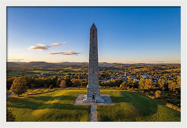 Bennington Battle Monument At Dusk