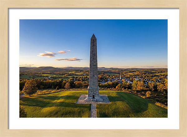 Bennington Battle Monument At Dusk