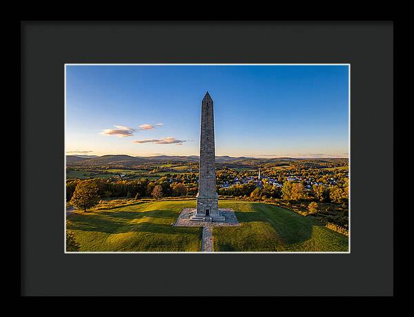 Bennington Battle Monument At Dusk