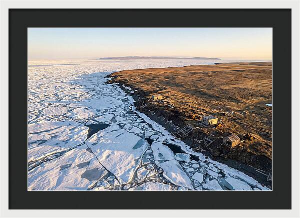 Bering Sea Coast At Golden Hour