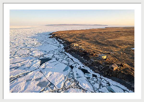 Bering Sea Coast At Golden Hour