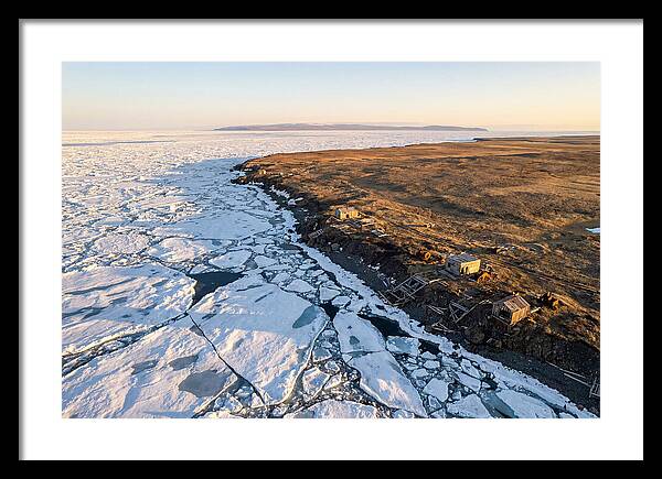 Bering Sea Coast At Golden Hour