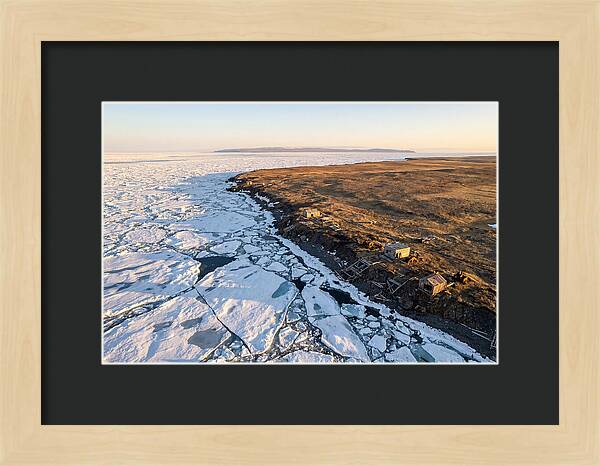 Bering Sea Coast At Golden Hour