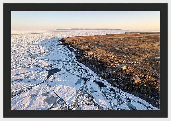 Bering Sea Coast At Golden Hour
