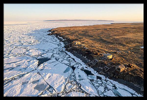 Bering Sea Coast At Golden Hour