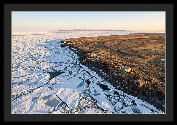 Bering Sea Coast At Golden Hour