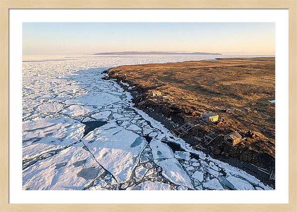 Bering Sea Coast At Golden Hour