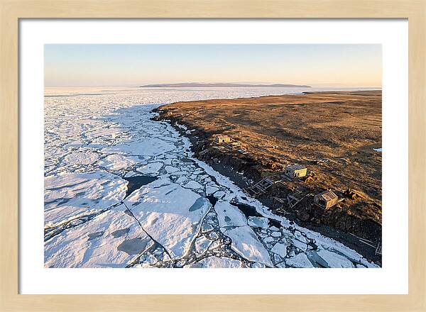 Bering Sea Coast At Golden Hour