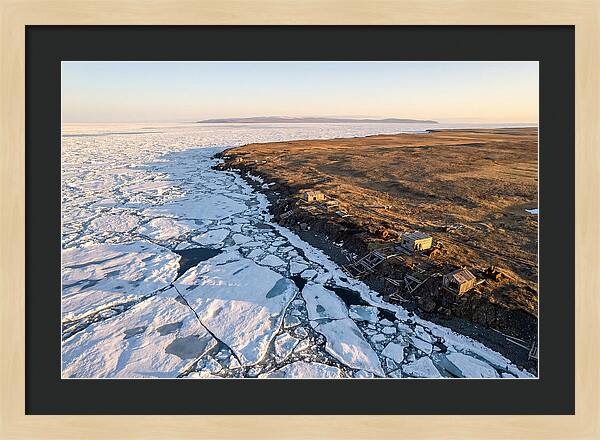 Bering Sea Coast At Golden Hour