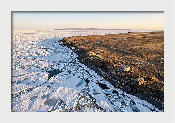 Bering Sea Coast At Golden Hour
