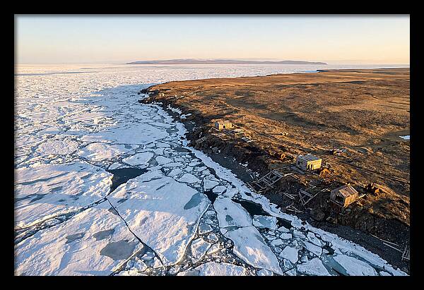 Bering Sea Coast At Golden Hour