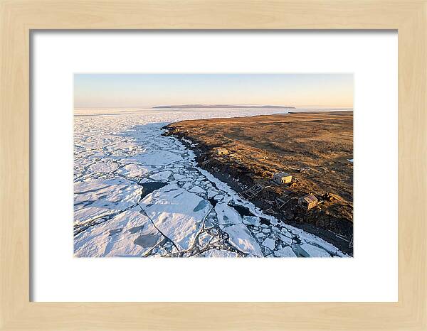 Bering Sea Coast At Golden Hour