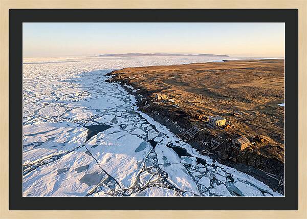 Bering Sea Coast At Golden Hour