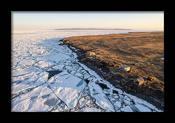 Bering Sea Coast At Golden Hour