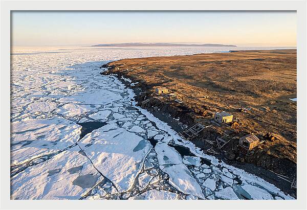 Bering Sea Coast At Golden Hour