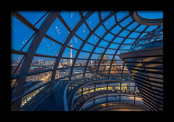 Berlin Skyline From Reichstag Dome