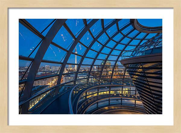 Berlin Skyline From Reichstag Dome