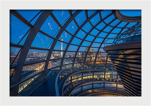 Berlin Skyline From Reichstag Dome
