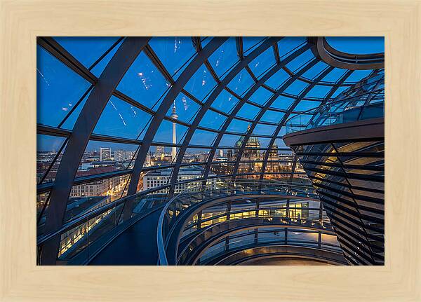 Berlin Skyline From Reichstag Dome