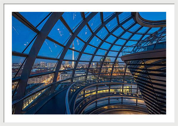 Berlin Skyline From Reichstag Dome