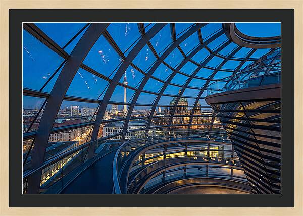 Berlin Skyline From Reichstag Dome