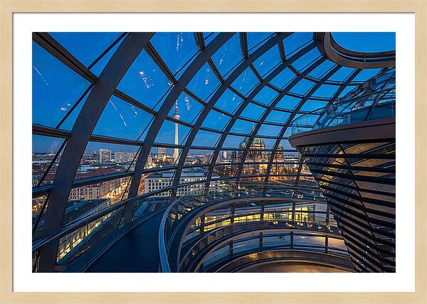 Berlin Skyline From Reichstag Dome
