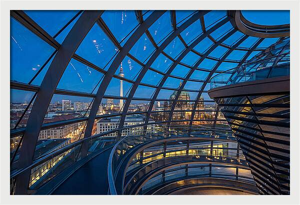 Berlin Skyline From Reichstag Dome