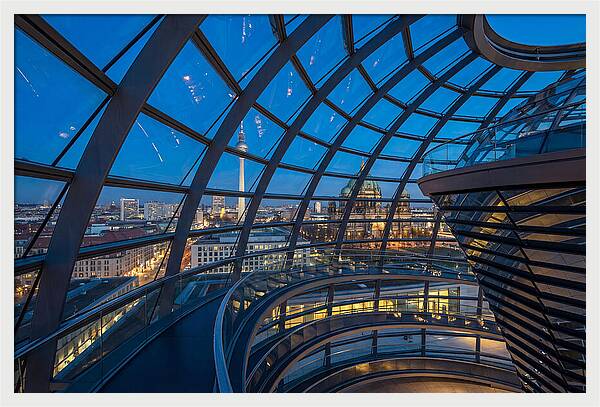 Berlin Skyline From Reichstag Dome