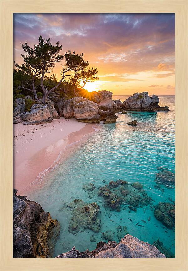 Bermuda Pink Sand Beach Sunset