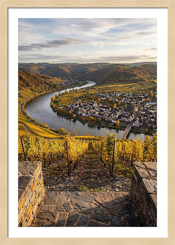 Bernkastel Kues Above Mosel Valley