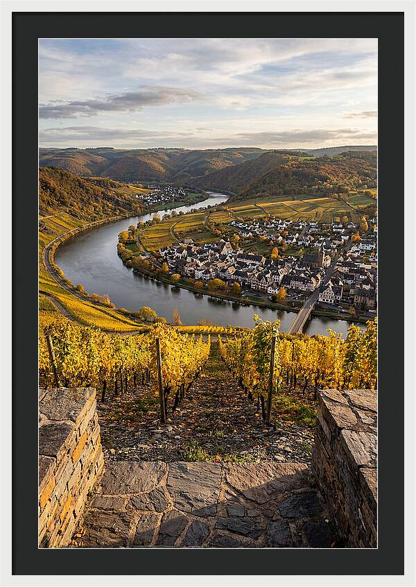 Bernkastel Kues Above Mosel Valley