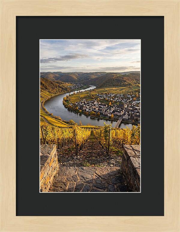 Bernkastel Kues Above Mosel Valley