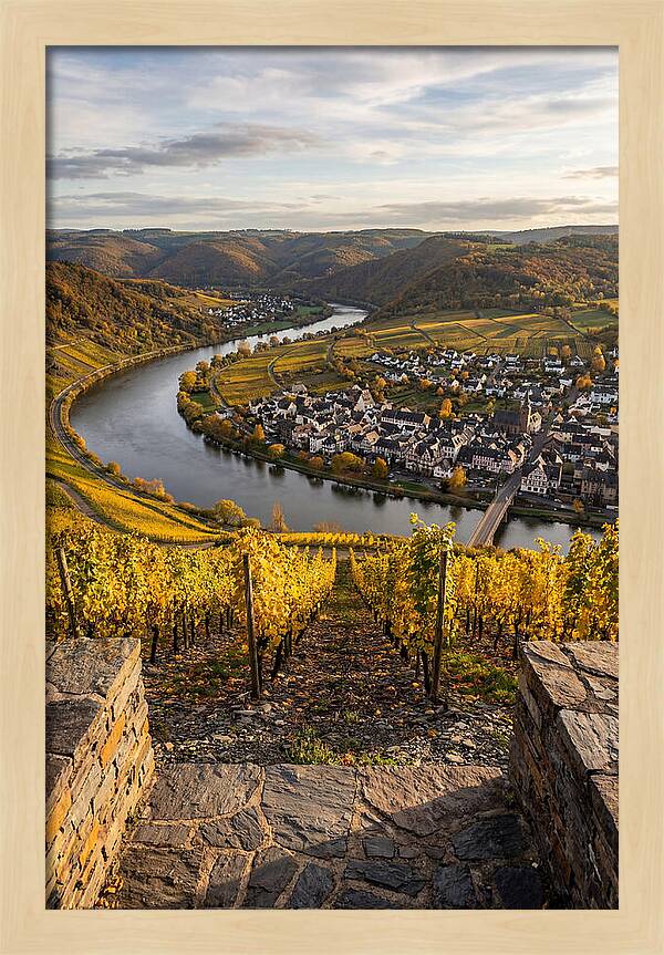 Bernkastel Kues Above Mosel Valley