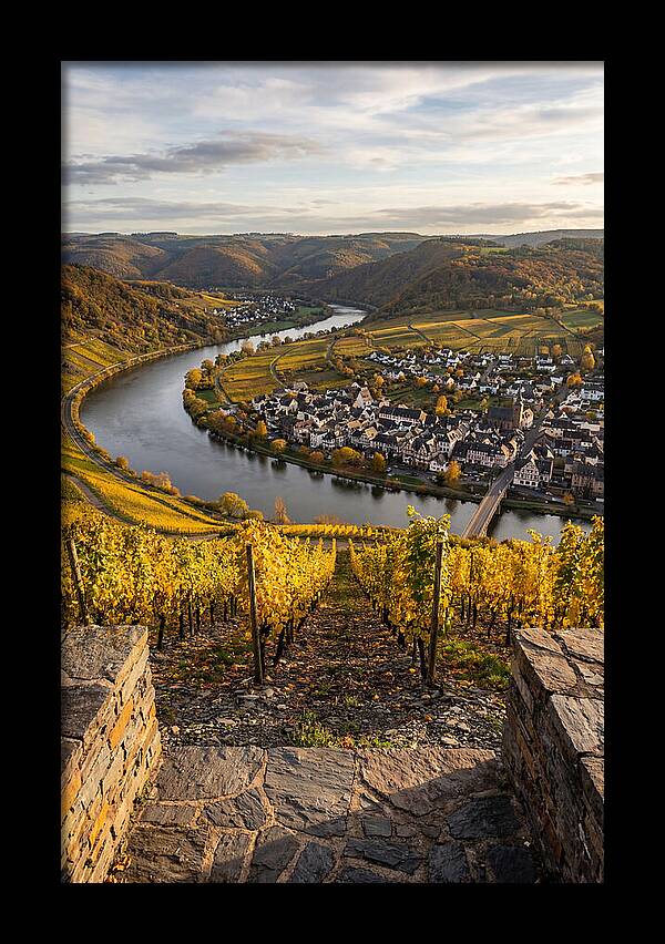 Bernkastel Kues Above Mosel Valley