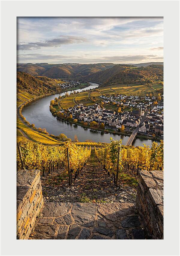 Bernkastel Kues Above Mosel Valley
