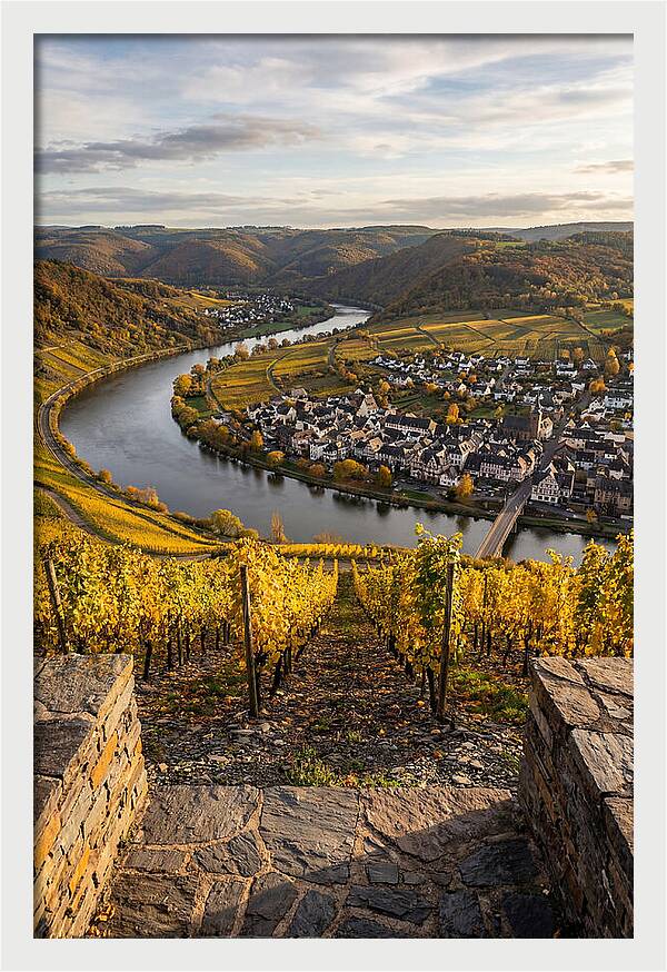 Bernkastel Kues Above Mosel Valley