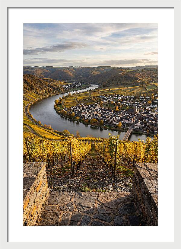 Bernkastel Kues Above Mosel Valley