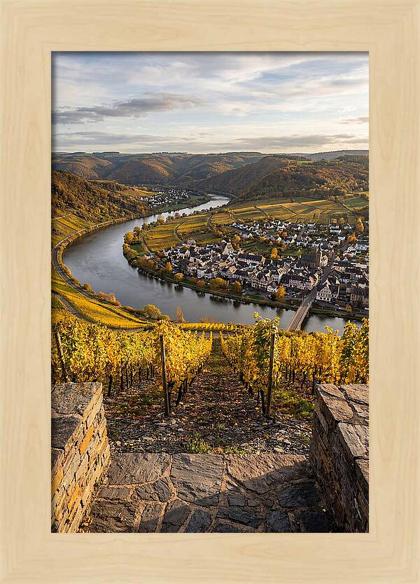 Bernkastel Kues Above Mosel Valley