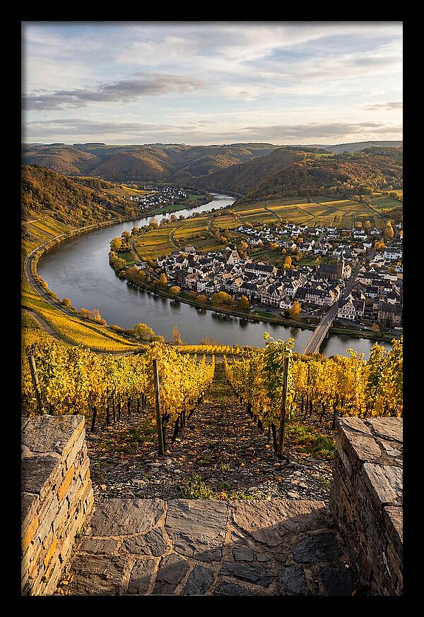 Bernkastel Kues Above Mosel Valley