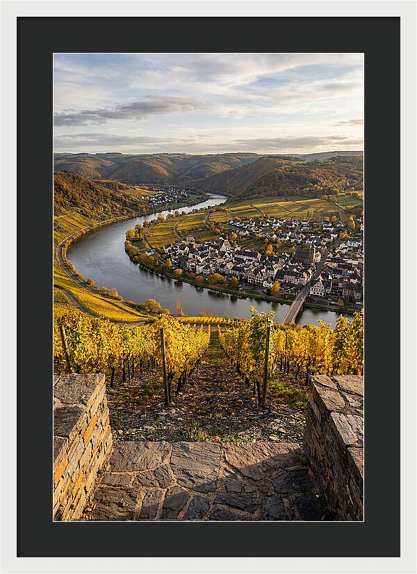 Bernkastel Kues Above Mosel Valley