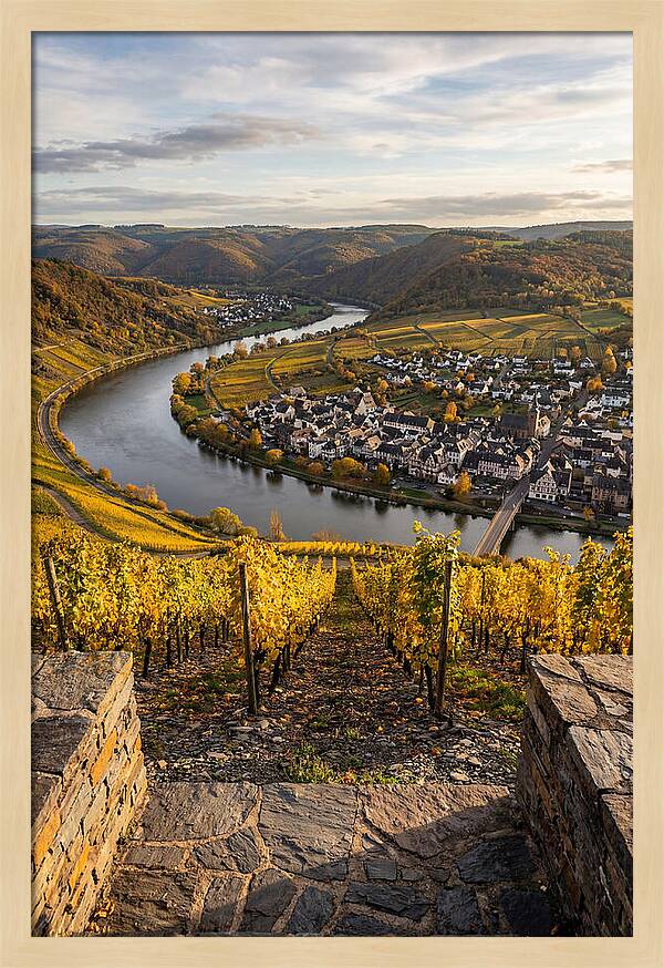 Bernkastel Kues Above Mosel Valley