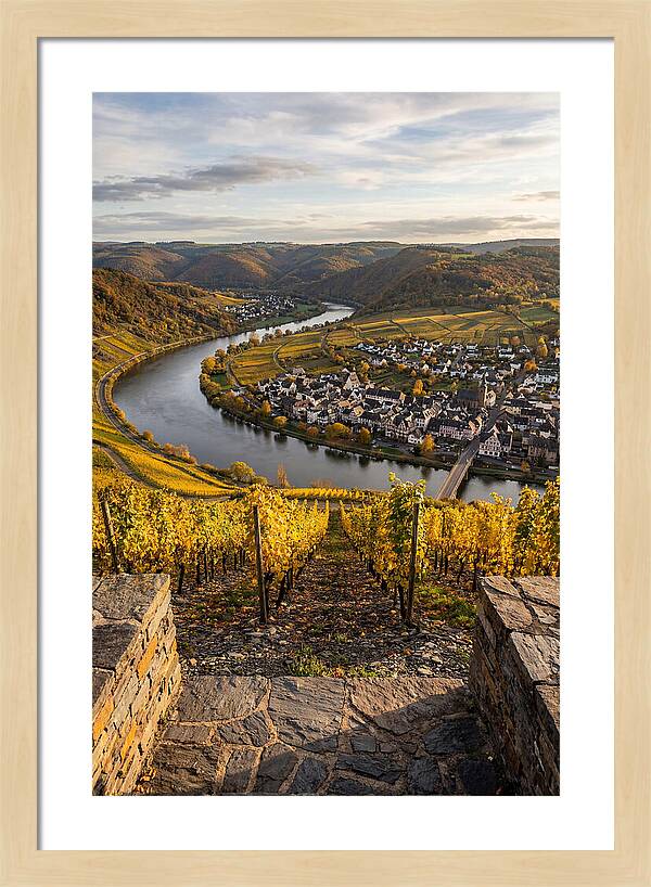Bernkastel Kues Above Mosel Valley
