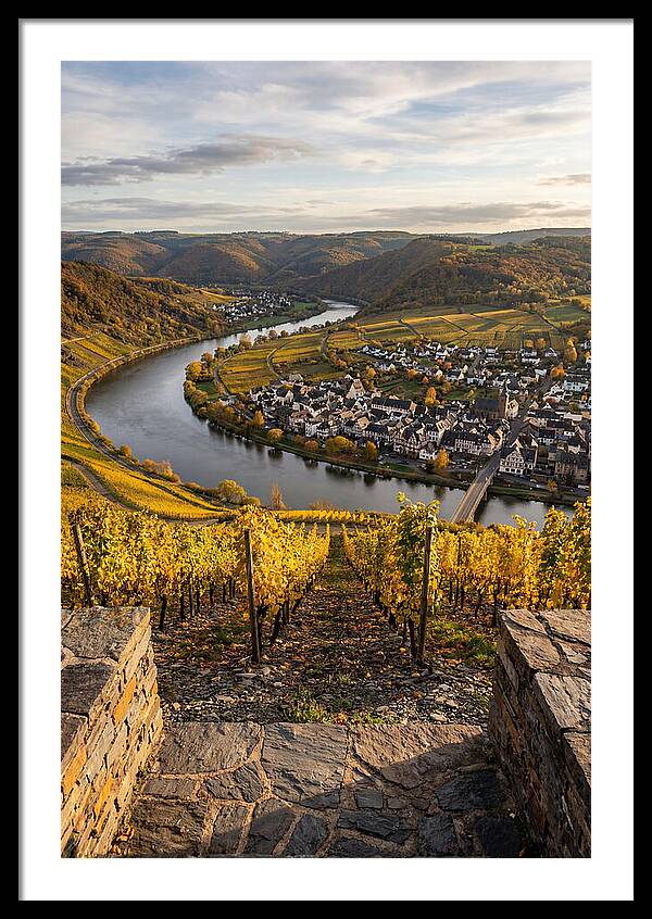 Bernkastel Kues Above Mosel Valley