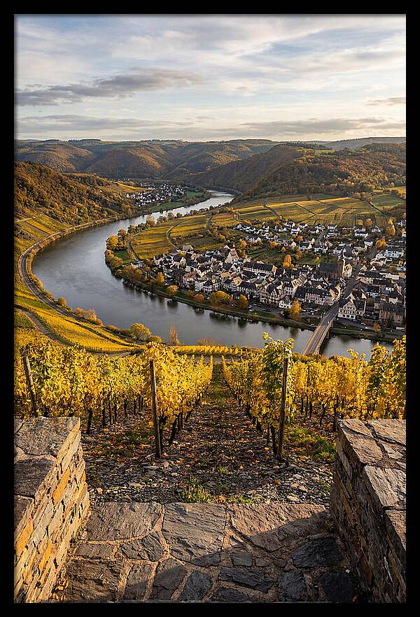 Bernkastel Kues Above Mosel Valley