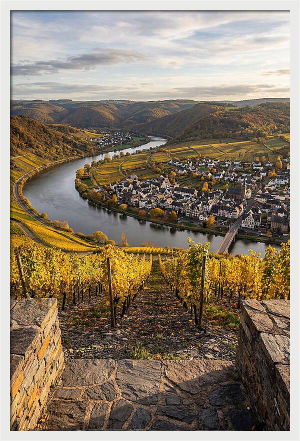 Bernkastel Kues Above Mosel Valley