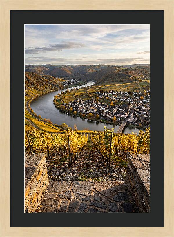 Bernkastel Kues Above Mosel Valley