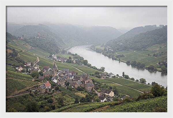 Bernkastel Kues Above Mosel Valley