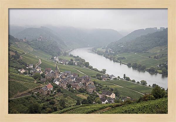 Bernkastel Kues Above Mosel Valley
