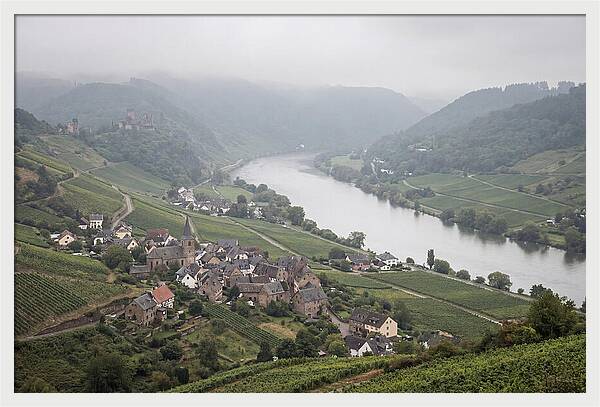 Bernkastel Kues Above Mosel Valley